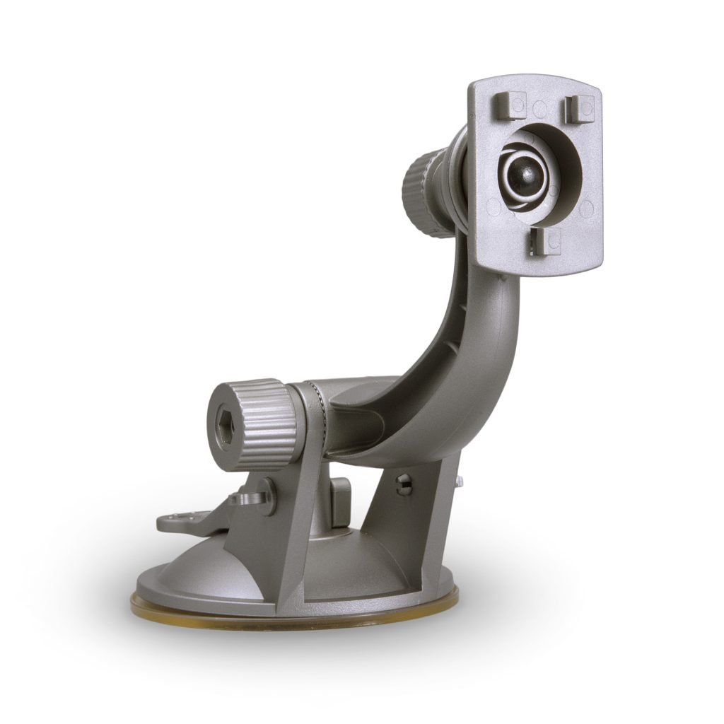 OverDryve suction cup mount with adjustable knobs and sturdy design, providing secure attachment for devices on smooth surfaces.