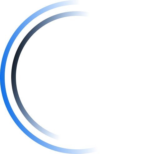 Blue and Black Circle