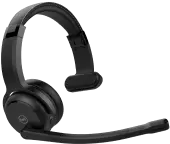 Rand McNally ClearDryve 220 Bluetooth noise-cancelling headphones configured in a single-ear setup with attached microphone.