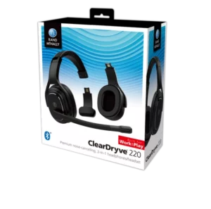 rand mcnally cleardryve 220 bluetooth wireless headset in a box