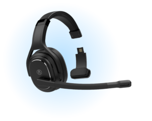 Rand McNally ClearDryve 220 convertible Bluetooth wireless headphones with detachable earpieces