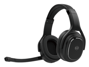 Rand McNally ClearDryve 220 Convertible Wireless Bluetooth Headphones with over-ear design, adjustable microphone, and versatile functionality for both headphone and headset use, ideal for professional drivers.