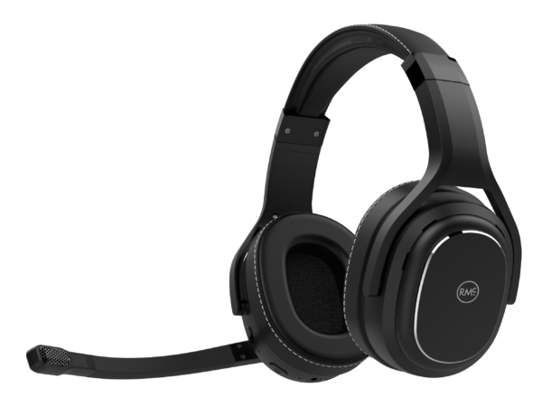 Rand McNally ClearDryve 220 Convertible Wireless Bluetooth Headphones with over-ear design, adjustable microphone, and versatile functionality for both headphone and headset use, ideal for professional drivers.