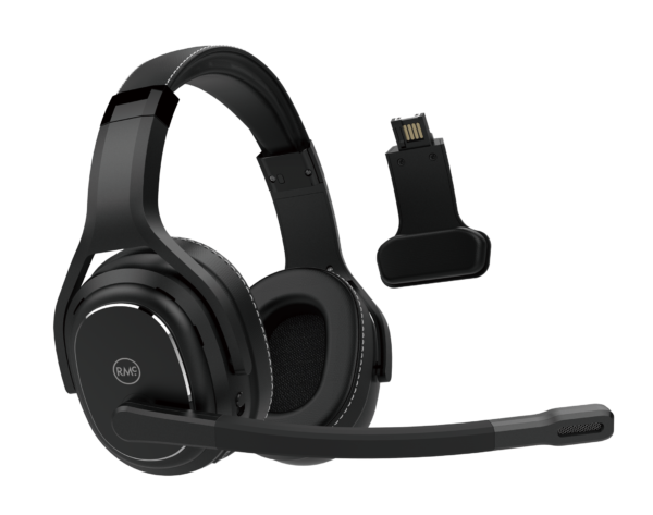 Rand McNally ClearDryve 220 Convertible Wireless Bluetooth Headphones with detachable microphone, over-ear design, and flexible options for professional drivers, ideal for both communication and audio listening.