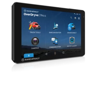 Rand McNally OverDryve 7 Pro II Truck GPS with truck tools, navigation, and driver connectivity features