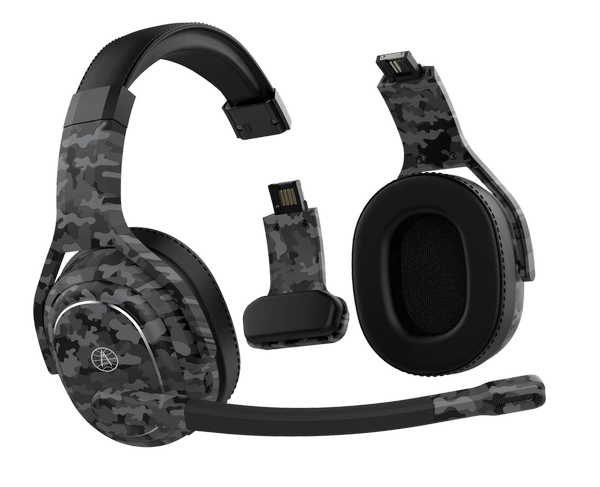 Rand McNally ClearDryve 220 Certified Refurbished Black Camo Wireless Bluetooth Headphones with detachable design